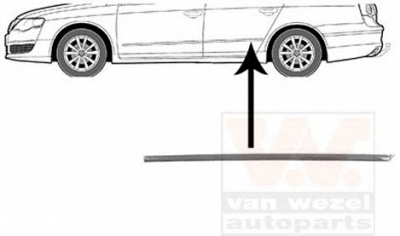 VAN WEZEL 5839405 -  Облицовка / защитная накладка, дверь